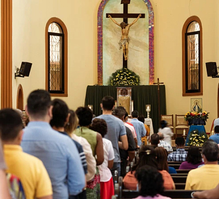 El cardenal Cupich pide a los católicos que "comulguen de pie" en la archidiócesis de Chicago