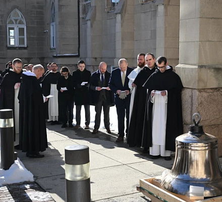 Dominican House of Studies celebrates new bell, a long-awaited addition to DC priory 