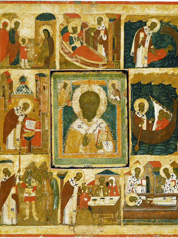 Никола Великорецкий, с житием (Сольвычегодская)  