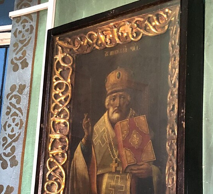 Einzigartige Ikone gefunden in der Dreifaltigkeitskirche im Dorf Utevka