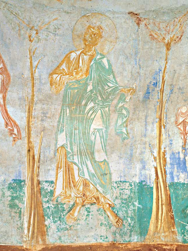 Апостол Филипп, деталь фрески Вознесения Господня  