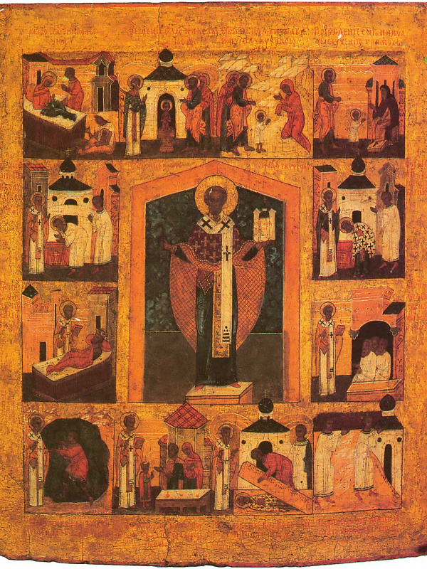 Никола Можайский, с житием  