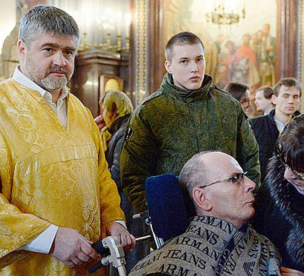 Nella capitale della Buriazia, hanno pregato per la salute dell'eroe di Russia Anatoly Romanov