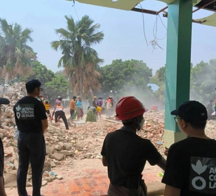 Catholics race against time and obstacles to help earthquake victims in Myanmar