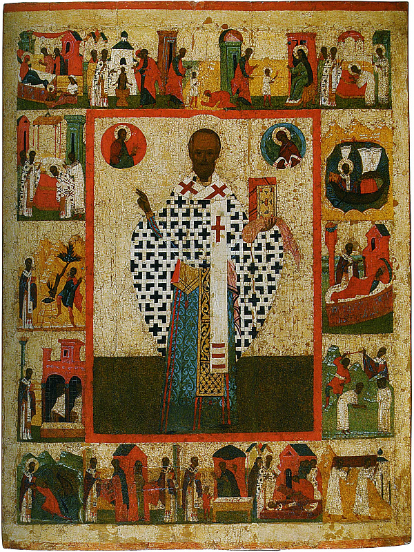 Никола Зарайский, с Никейским чудом и житием  