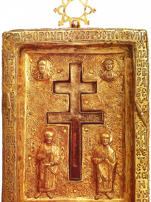 Пантелеимон Целитель, деталь ставротеки 