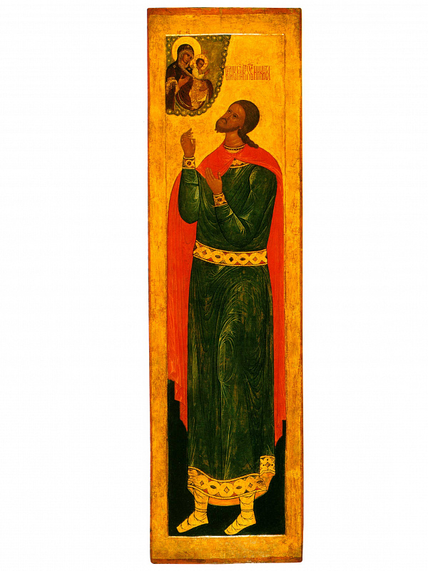 Великомученик Никита Готфский, предстоящий Богоматери с Младенцем