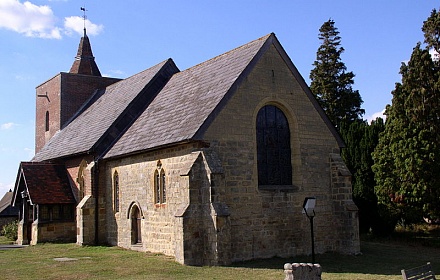 Iglesia de todos los santos en Toodley