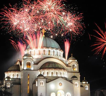 A Belgrado migliaia di fedeli hanno celebrato insieme il capodanno serbo