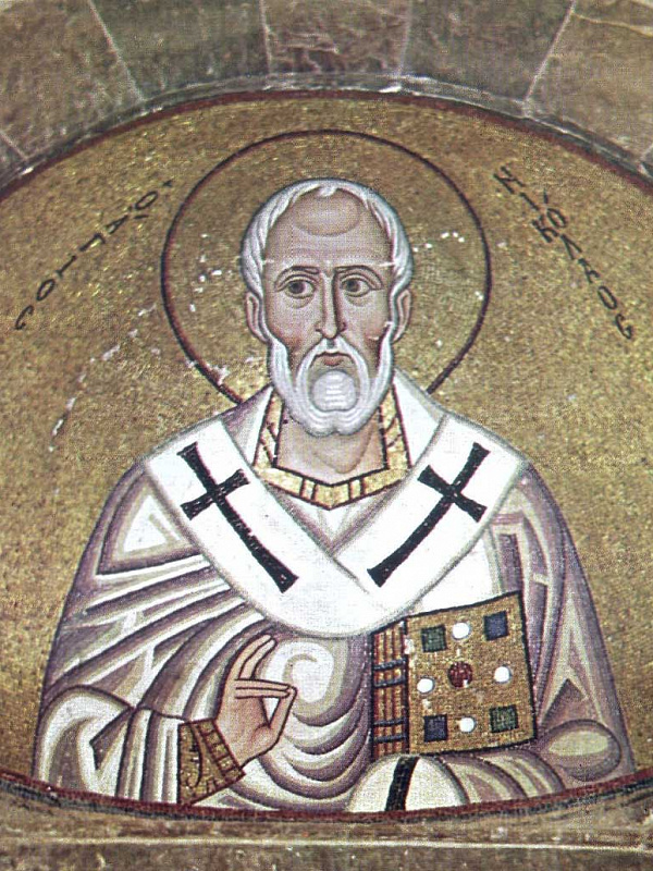 Св. Николай Чудотворец, мозаика