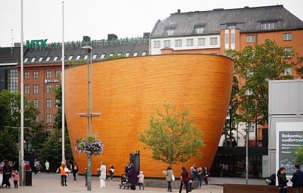 Capilla del silencio Kamppi en Helsinki