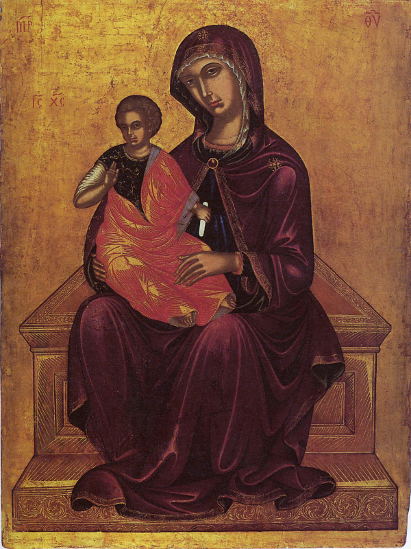 Богоматерь с Младенцем (на престоле)