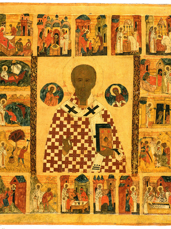 Святитель Николай Чудотворец, с житием (Вологодская)  