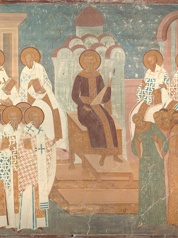 Пятый Вселенский собор (фреска Дионисия)