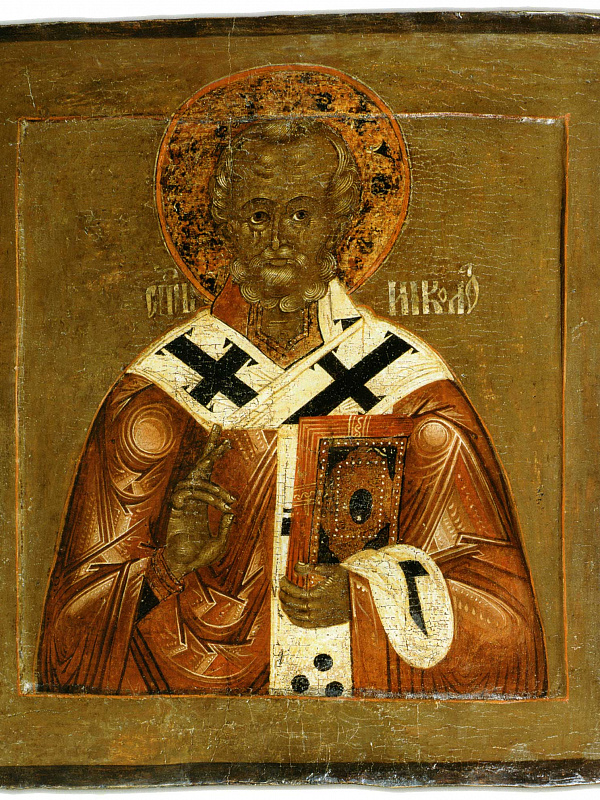 Святитель Николай Чудотворец (двусторонняя)  