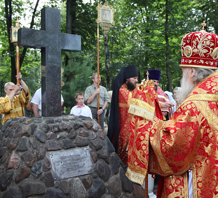 I residenti di Yaroslavl hanno celebrato l'anniversario della battaglia su Tugovaya Gora con un solenne servizio divino