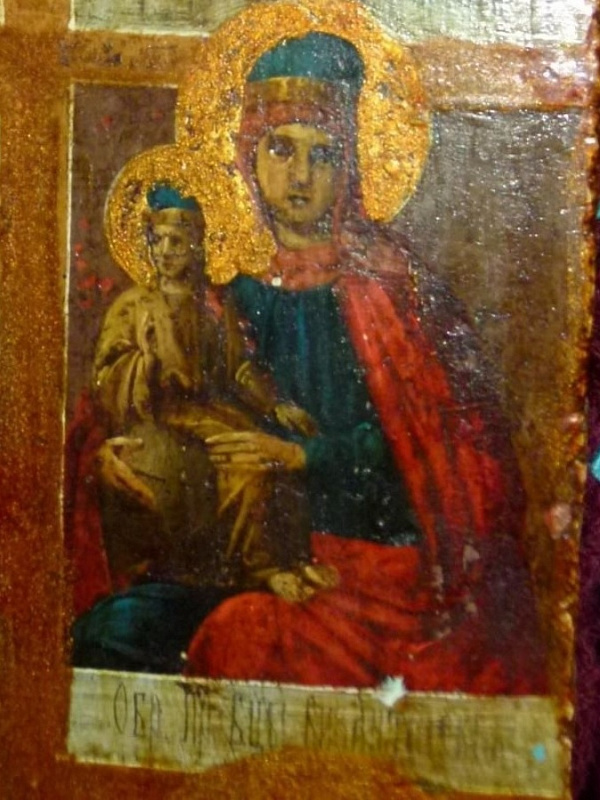 Византийская икона Пресвятой Богородицы