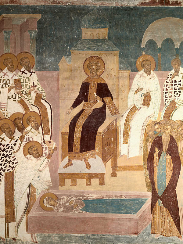 Четвертый Вселенский собор (фреска Дионисия)