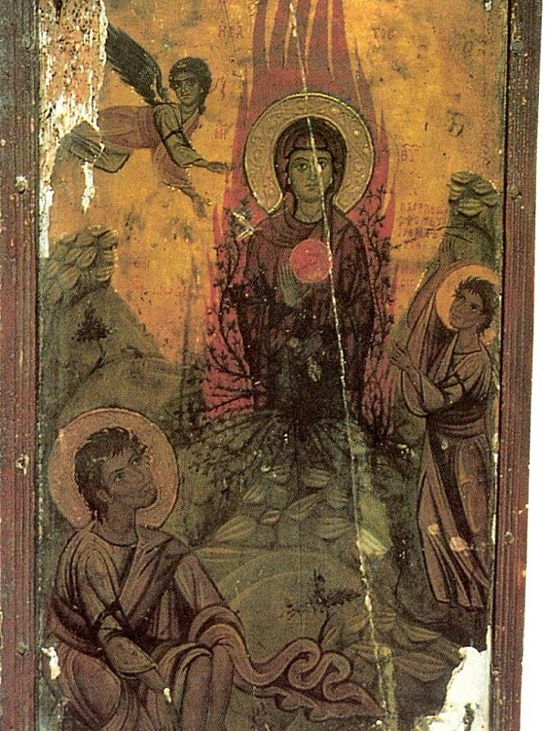 Неопалимая Купина (Византийская икона)