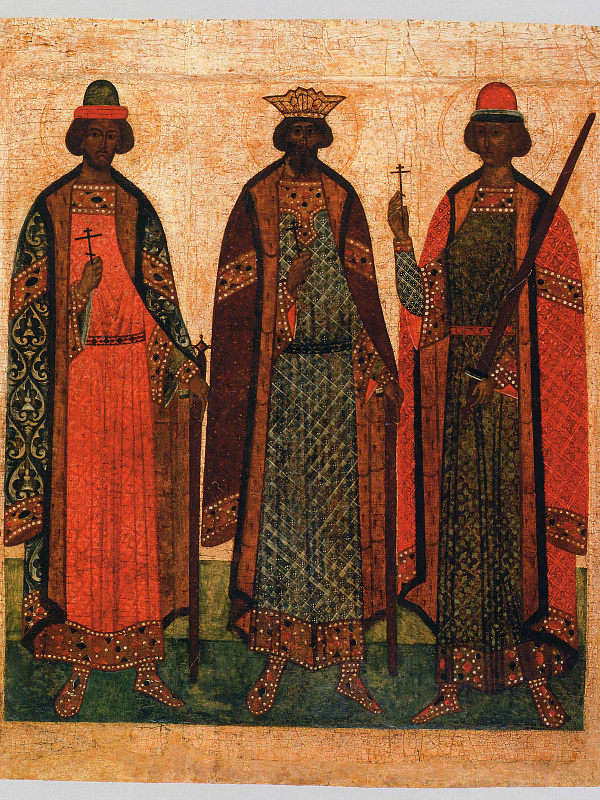 Святые князья Владимир Киевский, Борис и Глеб  
