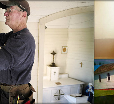 La storia di Greg Thomas, che da solo ha ricostruito il tempio