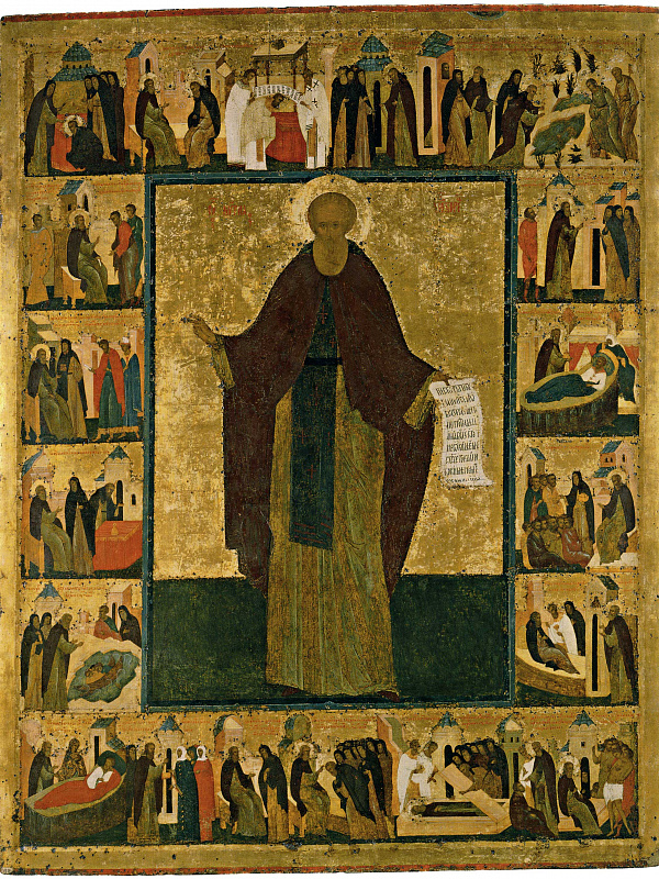 Преподобный Кирилл Белозерский, с житием  