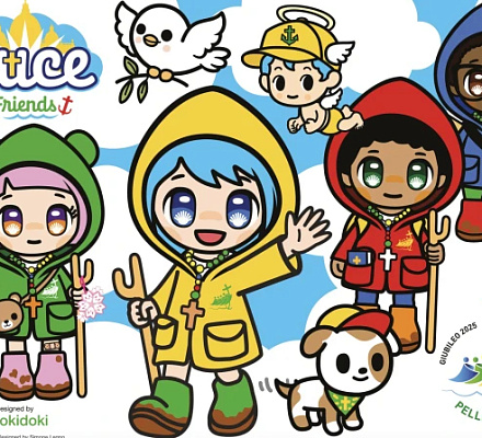 Luce, la mascota anime del Vaticano, se hace viral en Internet con memes católicos y fan arts