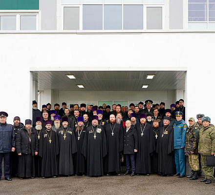 Состоялись учебные сборы клириков Нижегородской митрополии, ответственных за взаимодействие с Вооруженными силами и правоохранительными органами