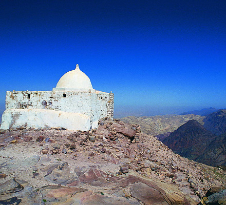 Tomba di Aaronne sul monte Jabal Harun