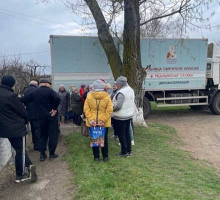 В Запорожской области начал работу мобильный госпиталь больницы святителя Алексия