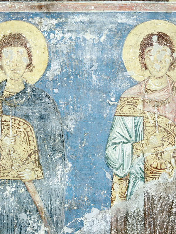 Мученики Сергий и Вакх (фреска)