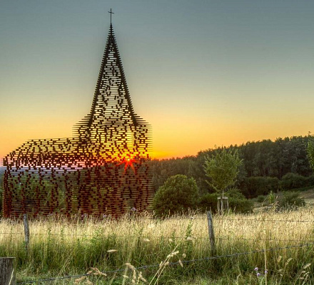 Chiesa aerea nel Limburgo (Belgio)