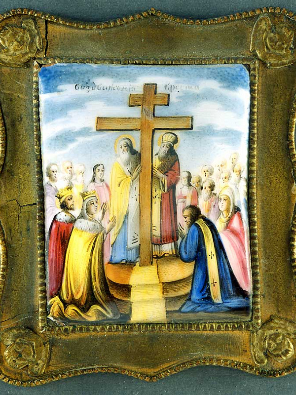 Воздвижение Креста Господня (эмаль)  