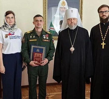 Митрополит Аристарх встретился с ветераном СВО, мечтающим построить храм и поступить в семинарию