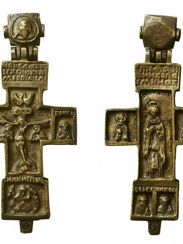 Св. Стефан Первомученик (крест-энколпион) 