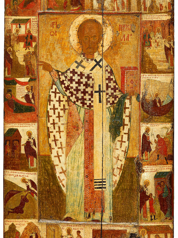 Никола Зарайский с житием (Ростовская) 