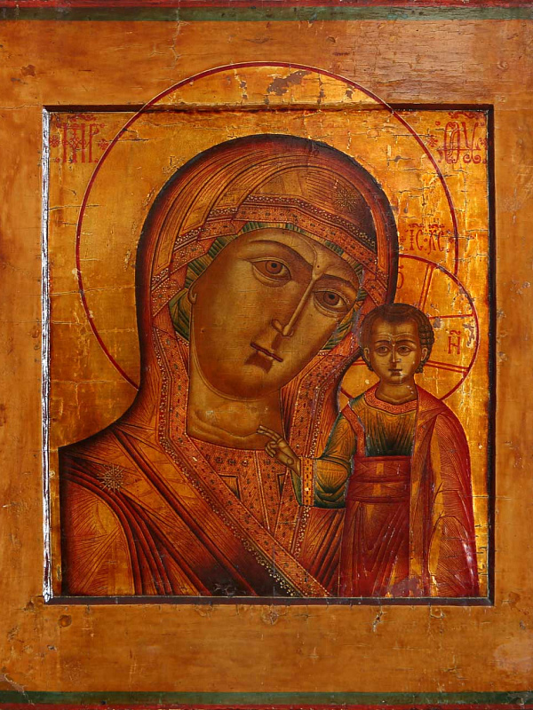 Казанская икона Богоматери, в окладе (Невьянская) 