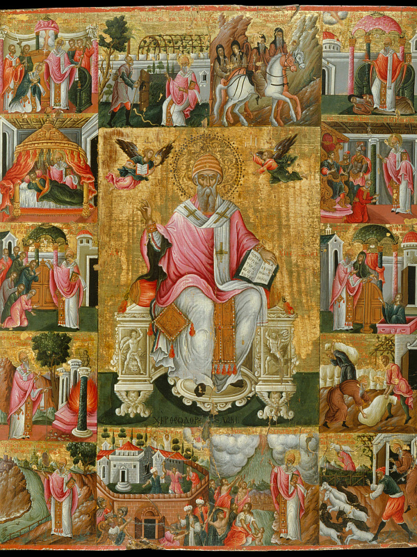 Св. Спиридон Тримифунтский, с житием  