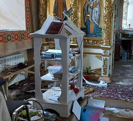 В Щебекинском районе храм атакован дроном