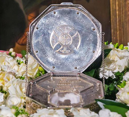 Parte delle reliquie di Giovanni Battista è stata portata nella Cattedrale Kazan di San Pietroburgo