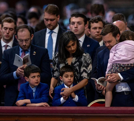 Vice President JD Vance attends Vatican Good Friday service