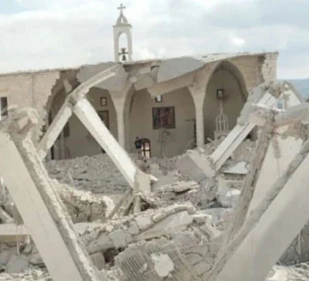 Un misil israelí destruye una iglesia católica en Líbano; al menos 8 muertos