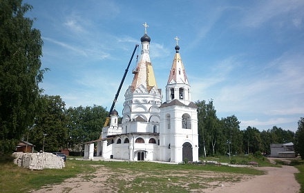 Chiesa dell'Epifania. Krasnoe-on-Volga vicino a Kostroma.