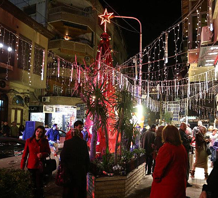 I volontari hanno organizzato un albero di Natale per i bambini disabili a Damasco