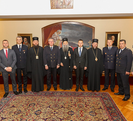 Патриарх Порфирий встретился с делегацией Министерства обороны и Вооруженных Сил Боснии и Герцеговины