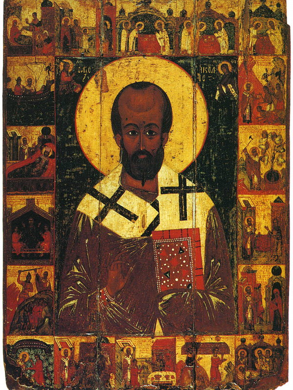 Св. Николай Чудотворец, с житием (Вологодская)  