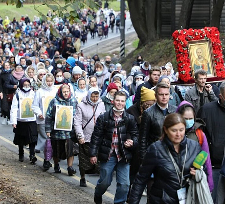 La processione della IX Elisabetta si è svolta nella regione di Mosca