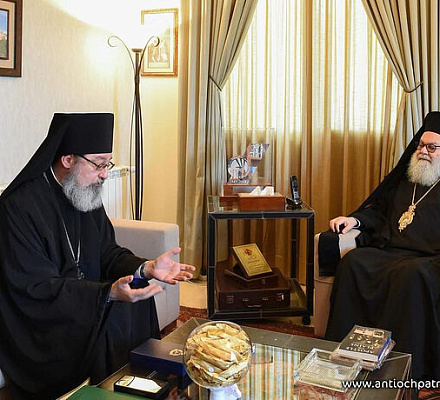 Патриарх Великой Антиохии и всего Востока Иоанн X принял представителя Русской Православной Церкви