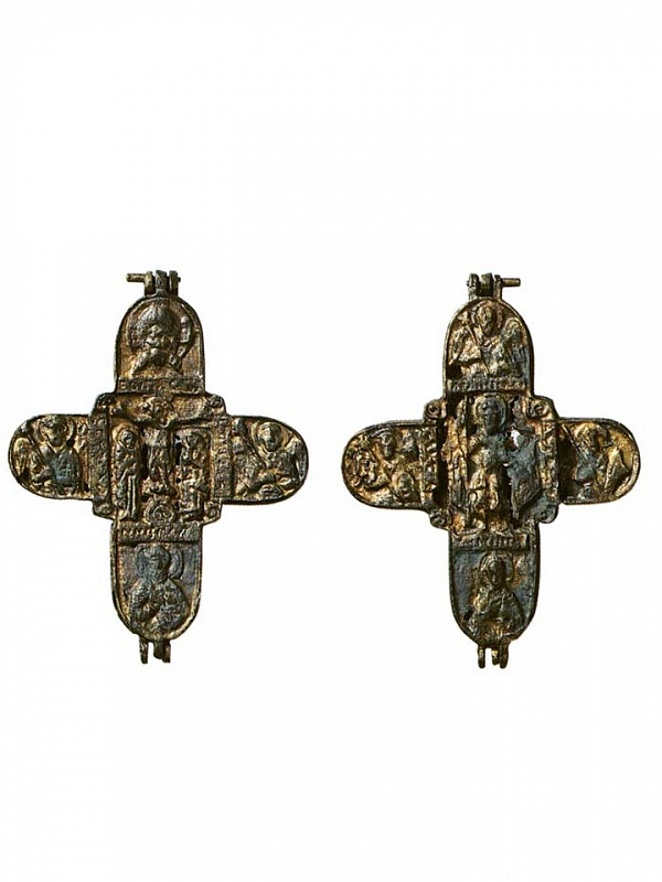 Ярлык 14 век. Крест энколпион 14 век. Крест энколпион 16 век. Крест энколпион 13 века. Энколпион 14в.