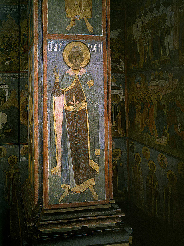 Благоверный князь Мстислав (Георгий) Храбрый, фреска 